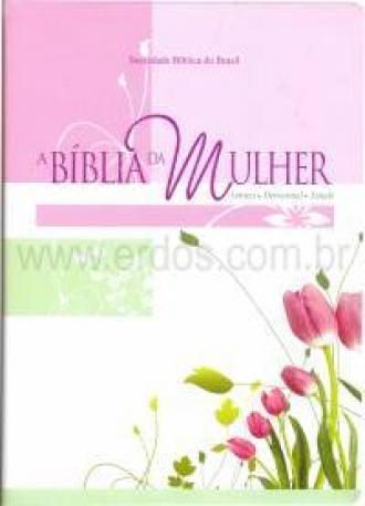 A Bíblia da Mulher - Grande - Flores